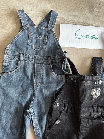 Lot salopettes 6 mois