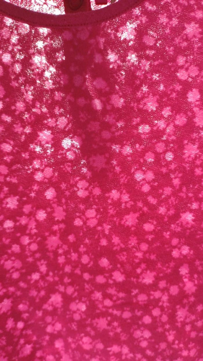 Tee shirt manches longues rose Orchestra fille 24 mois - photo numéro 4