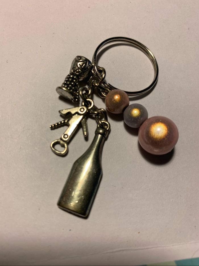 Porte clé amateur de vin - photo numéro 3