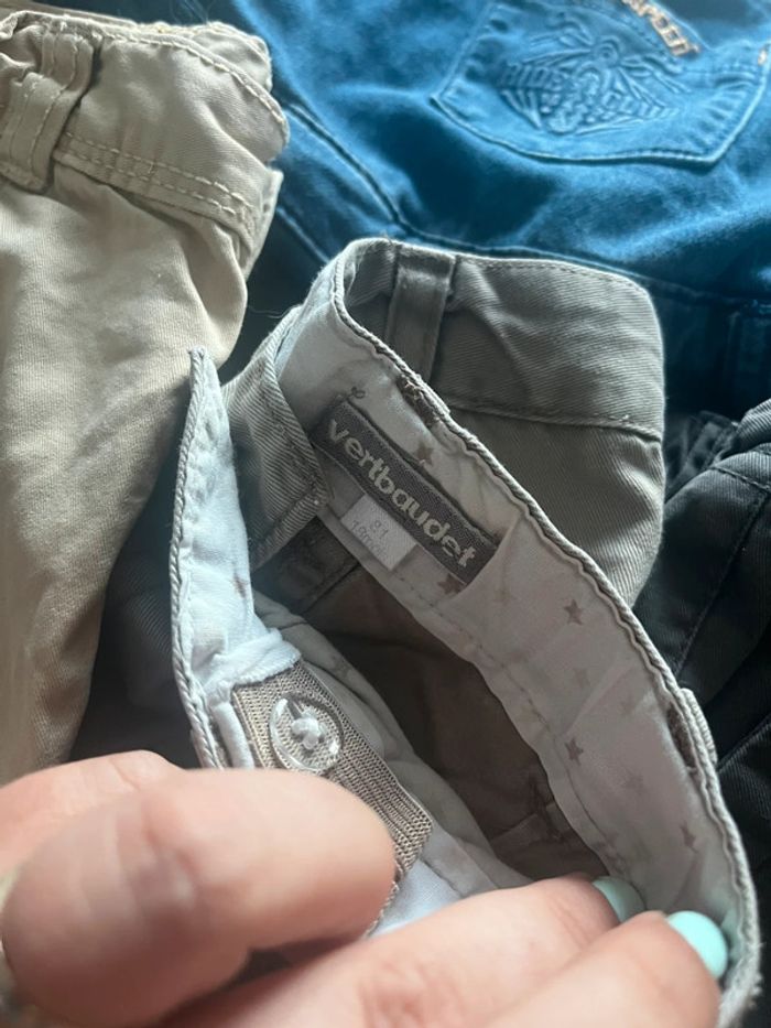 Lot de pantalons garçon 18 mois toutes marques - photo numéro 7