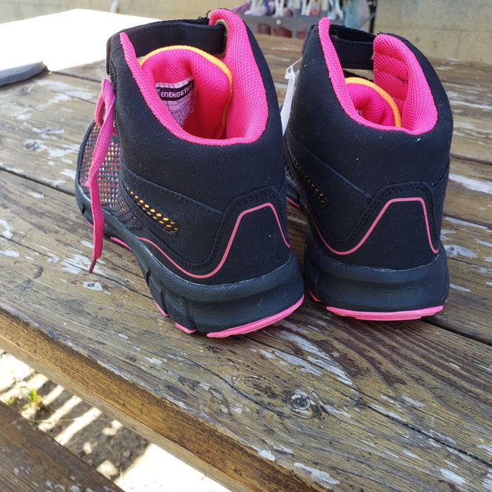 Baskets Noires Orange Rose - photo numéro 4