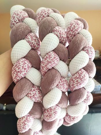 Tresse de lit fine en 4m20 fleurie 