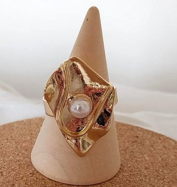 Bague perle