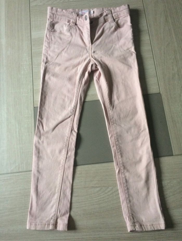Jean slim rose pastel - 5 ans