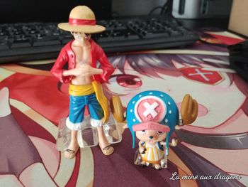 Lot figurine One Piece Mugiwara Luffy Chopper