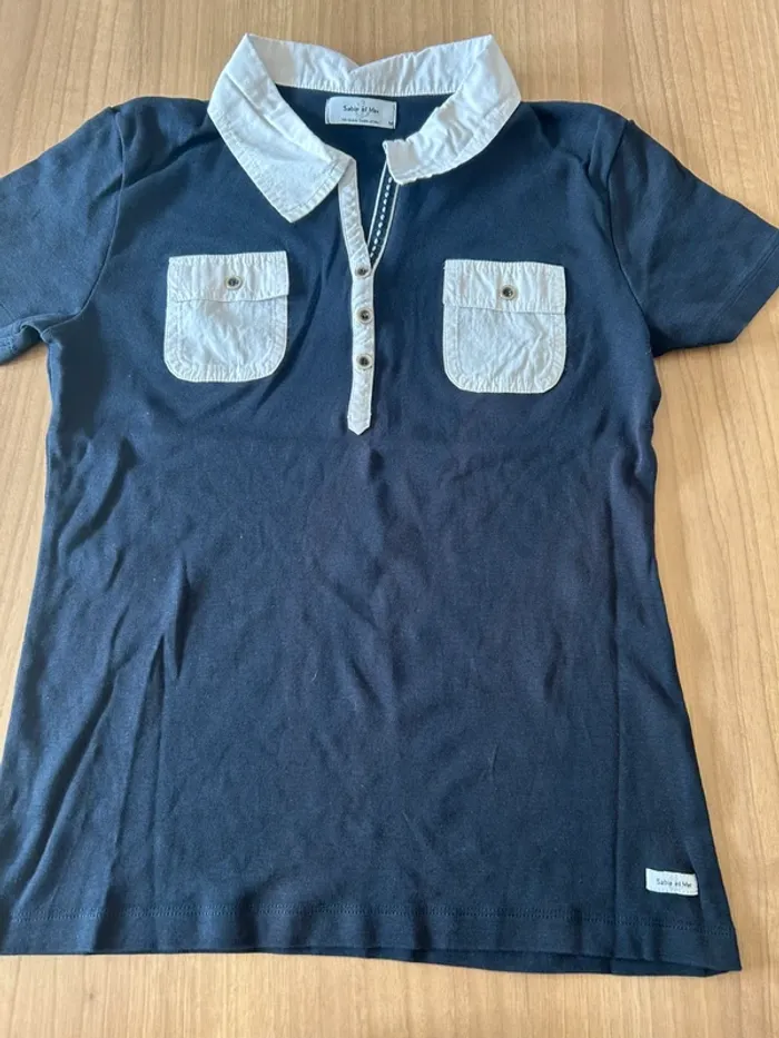 Magnifique polo sable et mer taille M - photo numéro 6