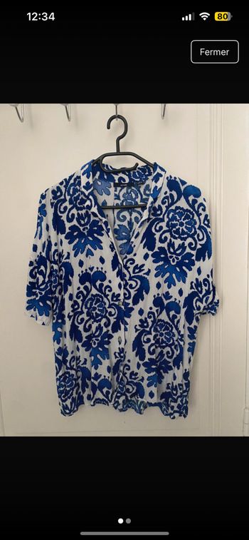 Chemise manches courtes