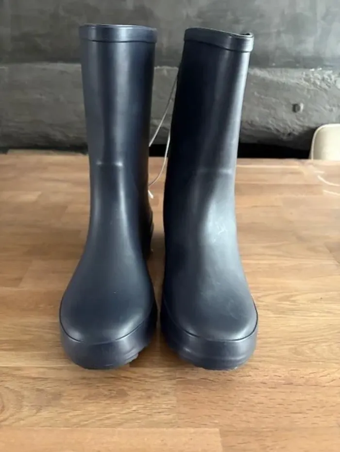 botte de pluie gris bleu taille 40 - photo numéro 2