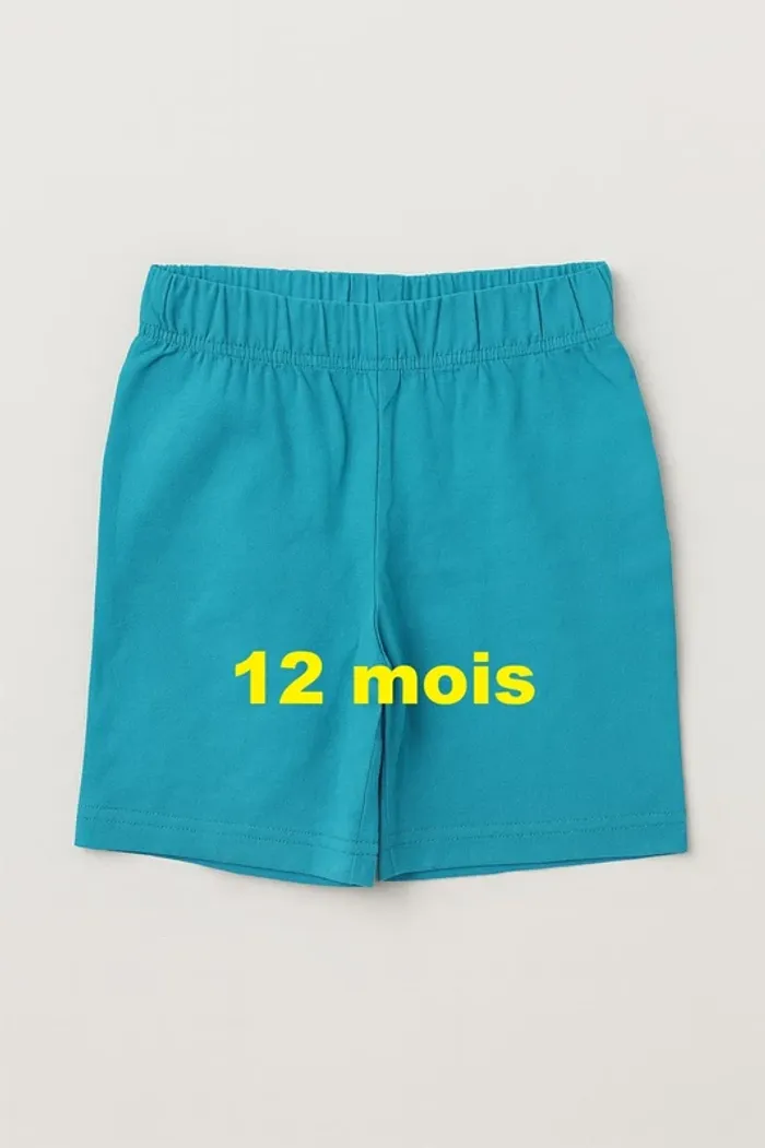 Short turquoise Taille 12 mois