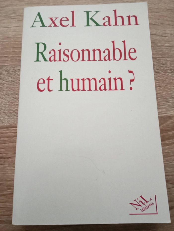 Axel Kahn 🪅 Raisonnable et humain? - photo numéro 1