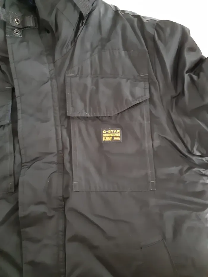 Doudoune chaude et épaisse noire G-Star taille L - photo numéro 4