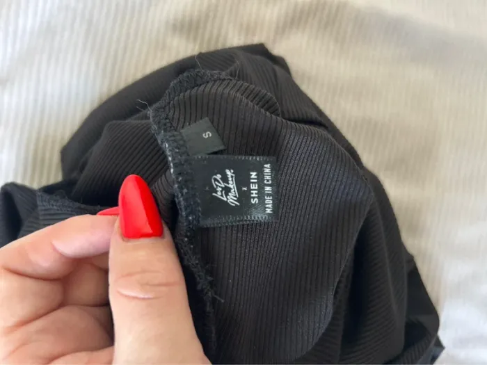 Combinaison manche longe noire, SHEIN taille s - photo numéro 3