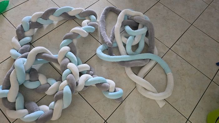 😍🥰🤩⚘️superbe Lot : DEUX TRESSES DE LIT  :4 M  et 2 M (indissociable)!!!😍🤩🥰 - photo numéro 7