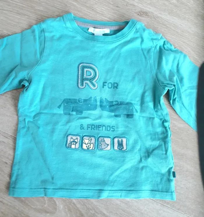 Lot de 5 tee-shirts 18 mois obaibi zara et autre - photo numéro 11