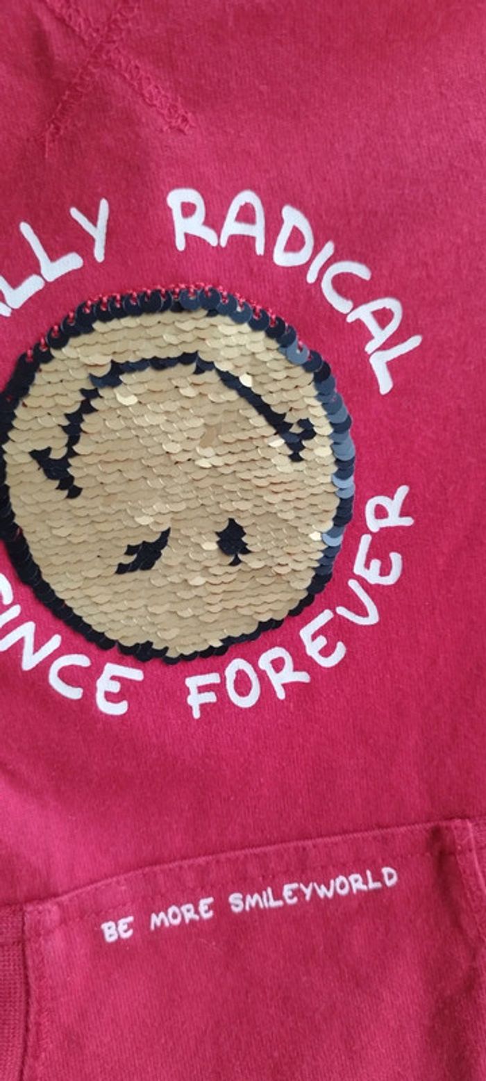 T-shirt manches longues smiley - photo numéro 3