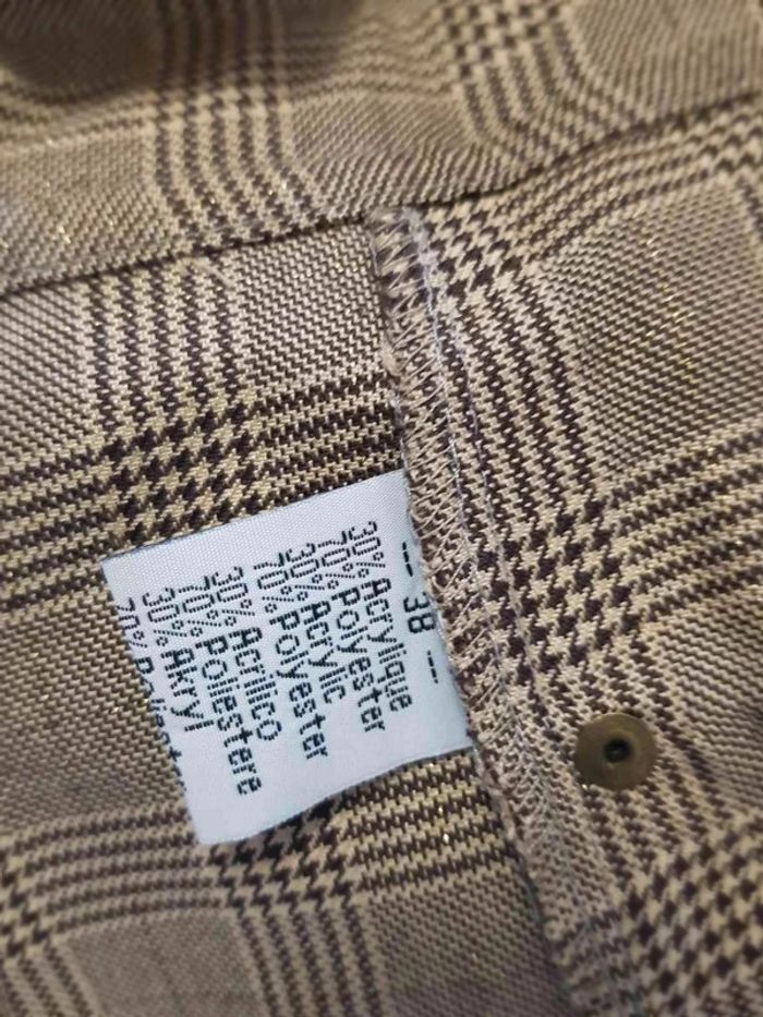 Blazer  dorée  taille  38 - photo numéro 7