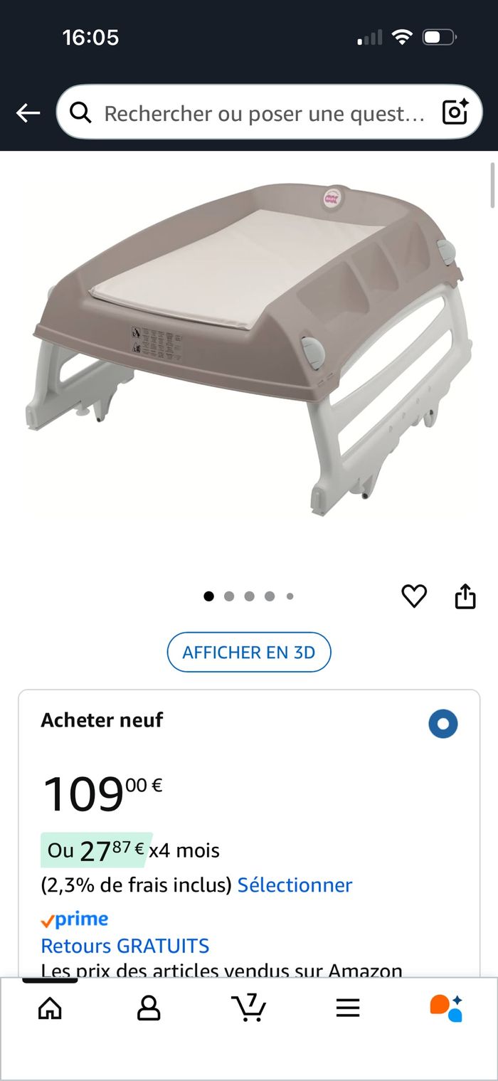 Table à langer baignoire - photo numéro 5