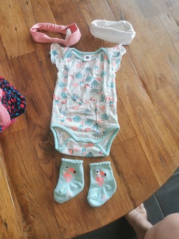 Ensemble Bébé fille 1 mois
