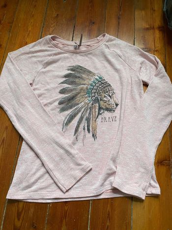 Pull orchestra chiné rose