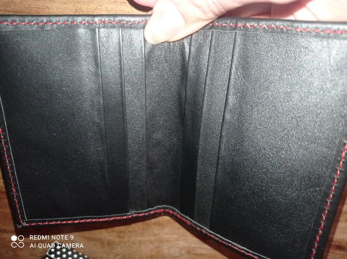 Porte cartes cuir noir, NEUF - photo numéro 3
