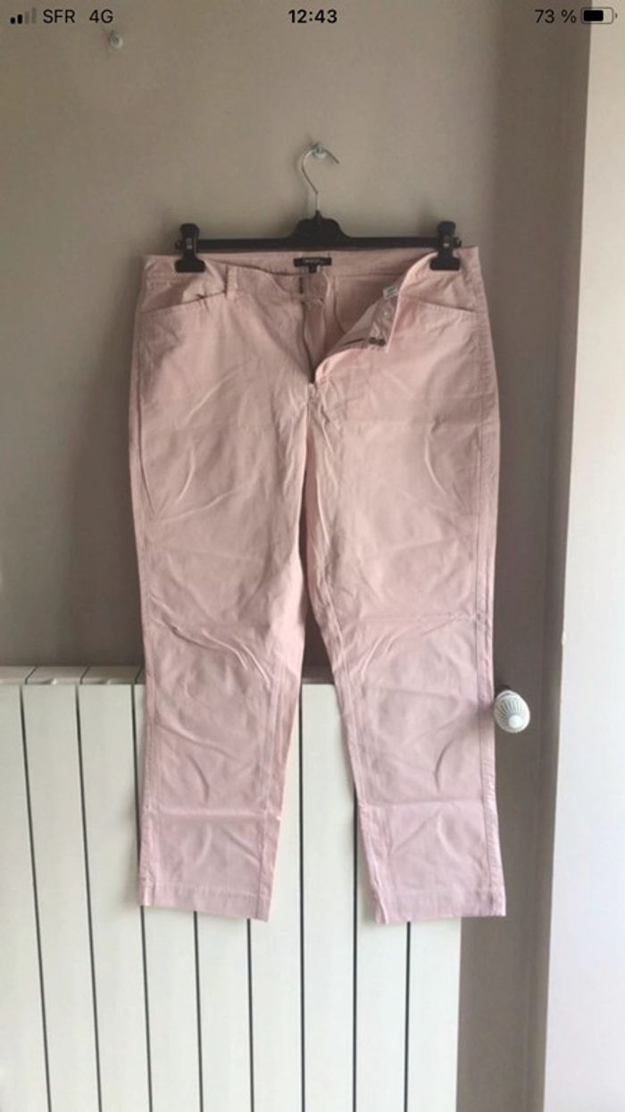 Pantalon rose pale Georges