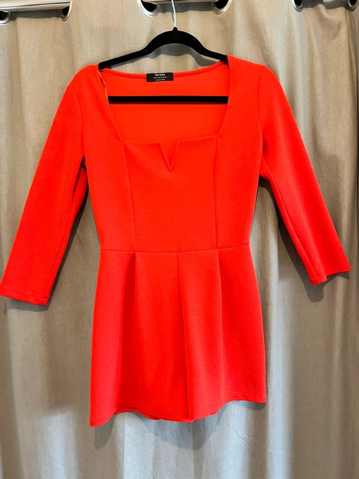 combi short tailleur rouge taille S - photo numéro 2