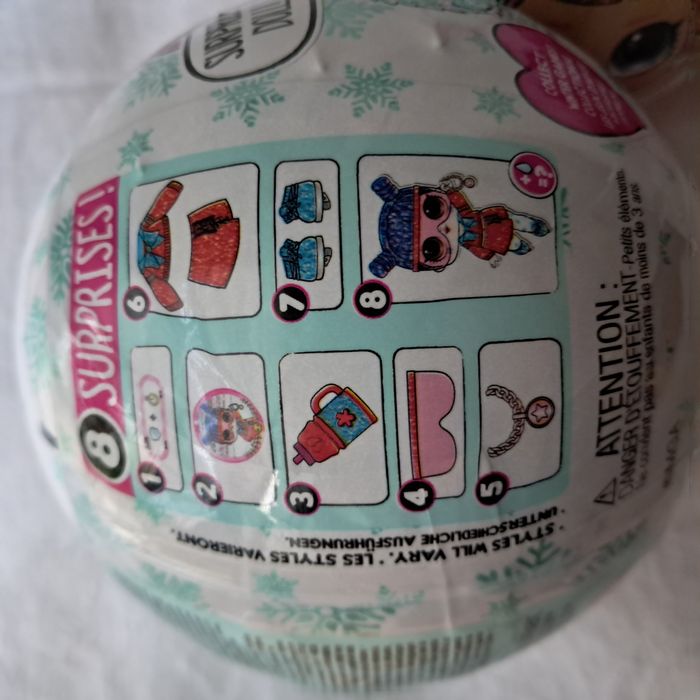 Lot de 3 Boules lol surprise MGA All Star Sport et lights Glitter - photo numéro 3