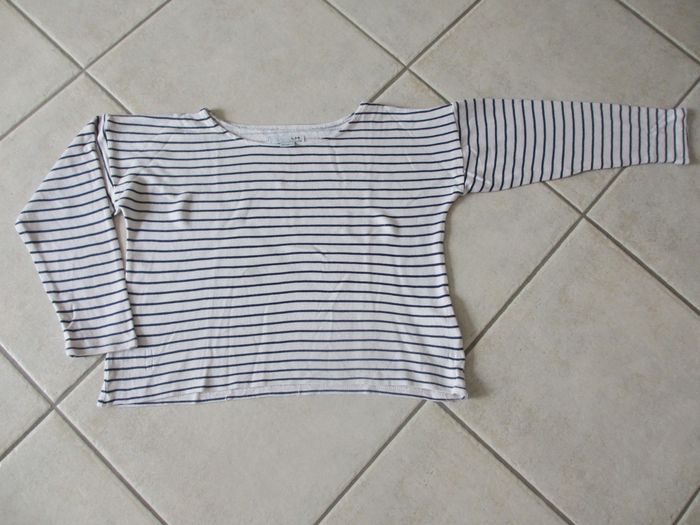 T-shirt manches 3/4 fille La Halle - 10 ans