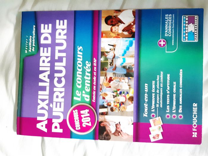 Livres concours auxiliaire puericultrice & aide soignante - photo numéro 6