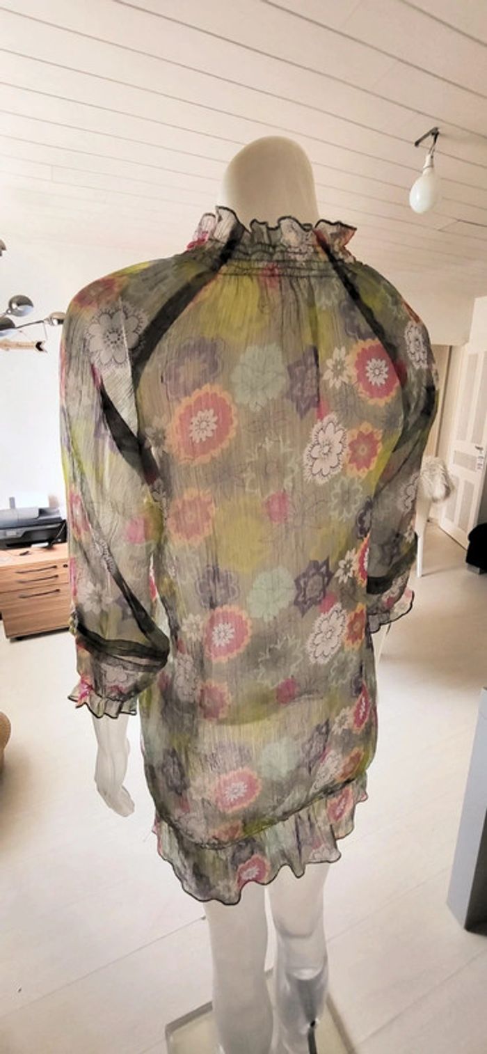 Blouse longue ou robe avec élastique. Couleurs pastels M38/L40. État neuf 🥰 - photo numéro 4