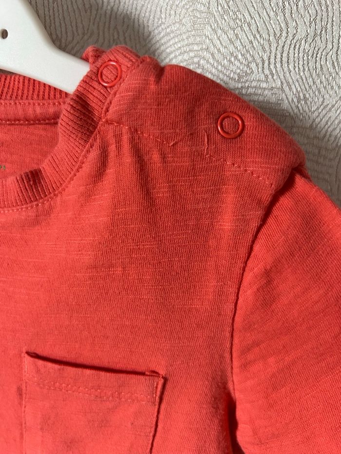 T-shirt saumon 24 mois 86 cm Kiabi - photo numéro 3