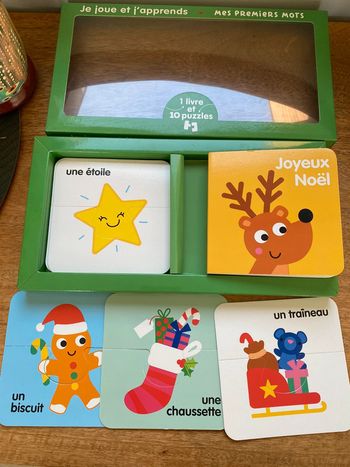 Imagier et puzzle de Noël