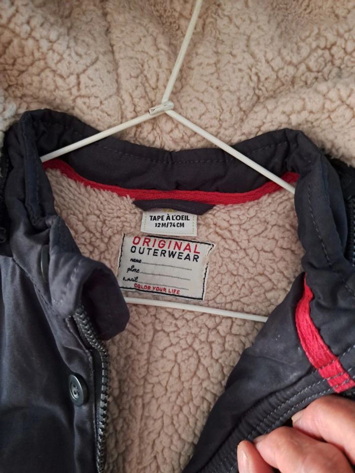 Manteau garçon 12 mois - photo numéro 2