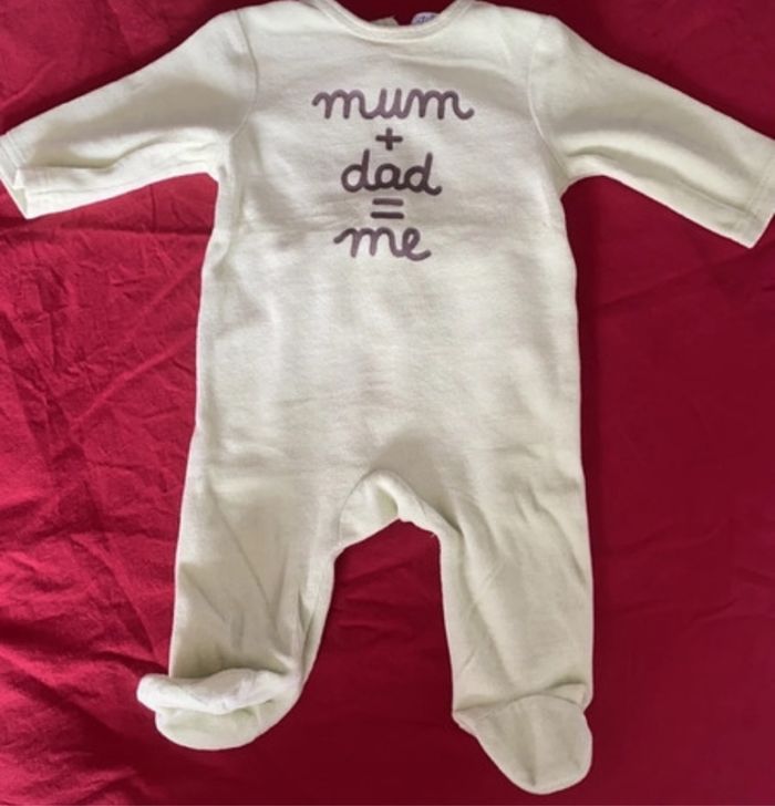 Pyjama vert pomme 3 mois