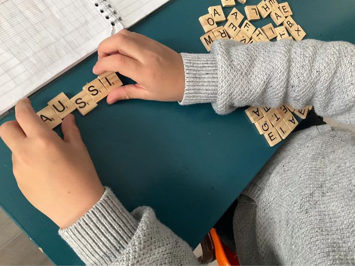 Lettres bois pour écrire mots syllabes sons - photo numéro 11