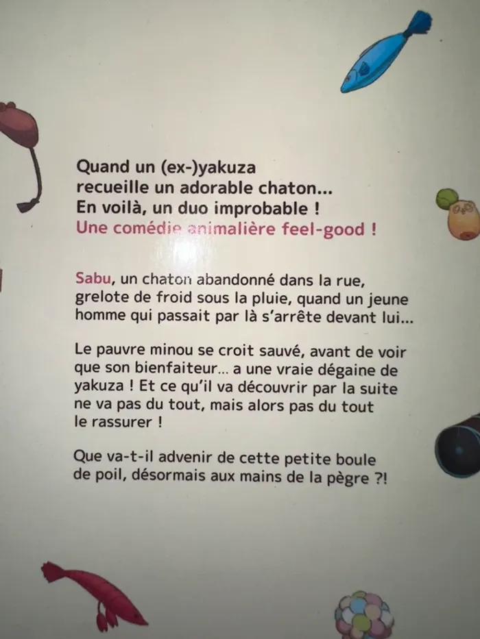 3 premier tomes " chat de yakuza " - photo numéro 3