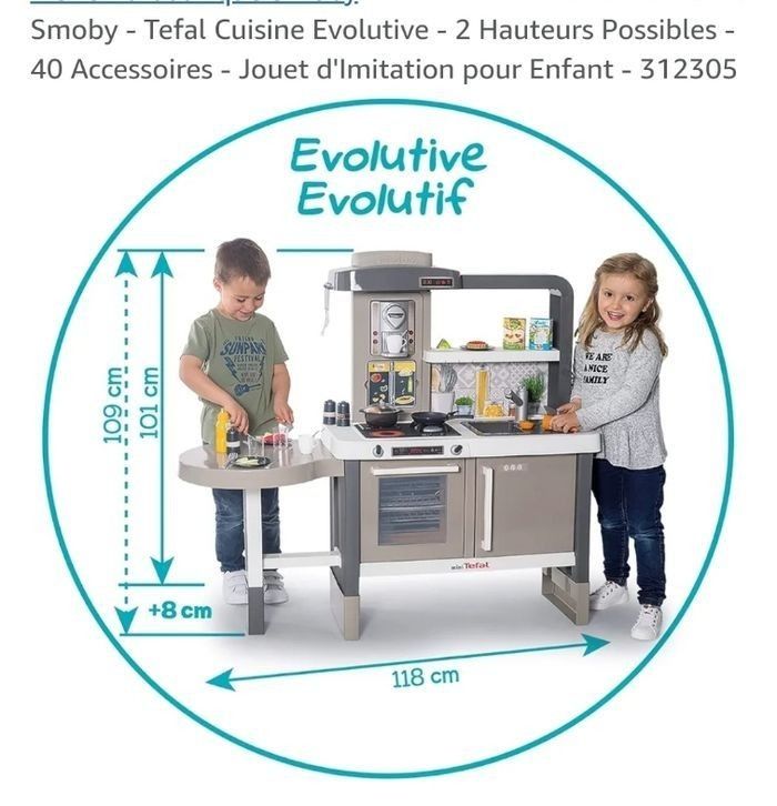 Cuisine smoby evolutive tefal - photo numéro 8
