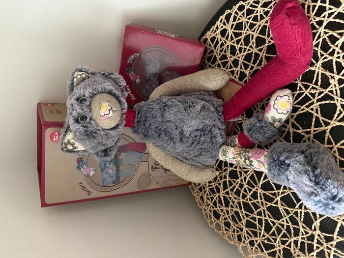 Trudi Hug Chat des Forêts Berlioz 43 Cm Gris