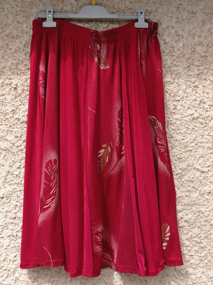 ENSEMBLE HAUT JUPE SI BELLE ET... Rouge. - photo numéro 3