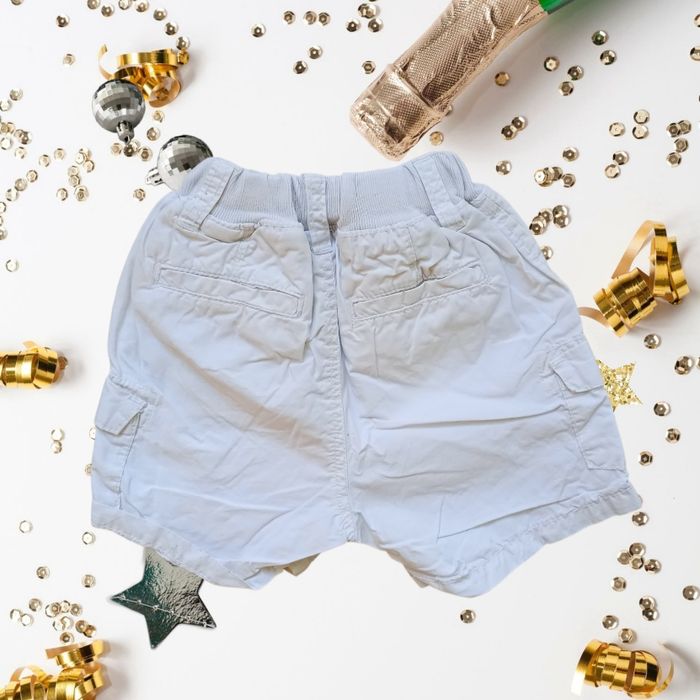 Short cargo blanc pour bébé garçon, Prêt pour l’aventure, taille 18 mois - photo numéro 2