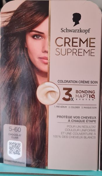 Coloration cheveux crème supreme