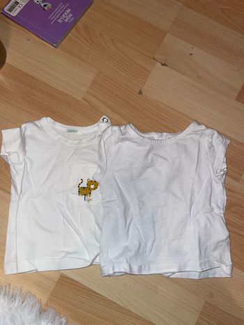 Lot de 2 tee shirt manches courtes