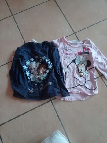 Lot de 2 tee-shirt disney