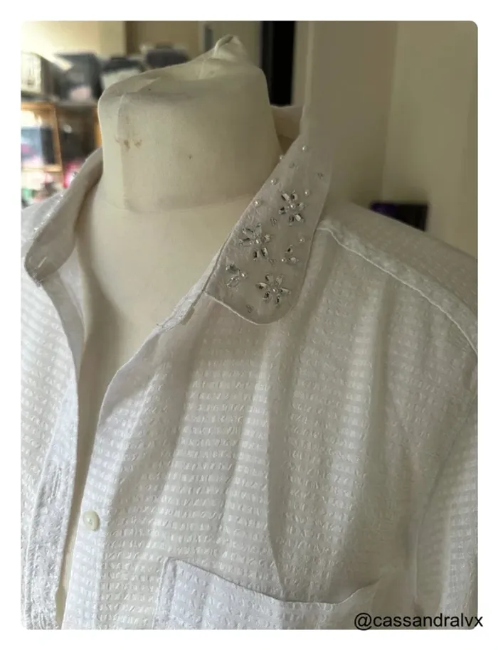 Chemise blouse blanche - Abercrombie - photo numéro 3