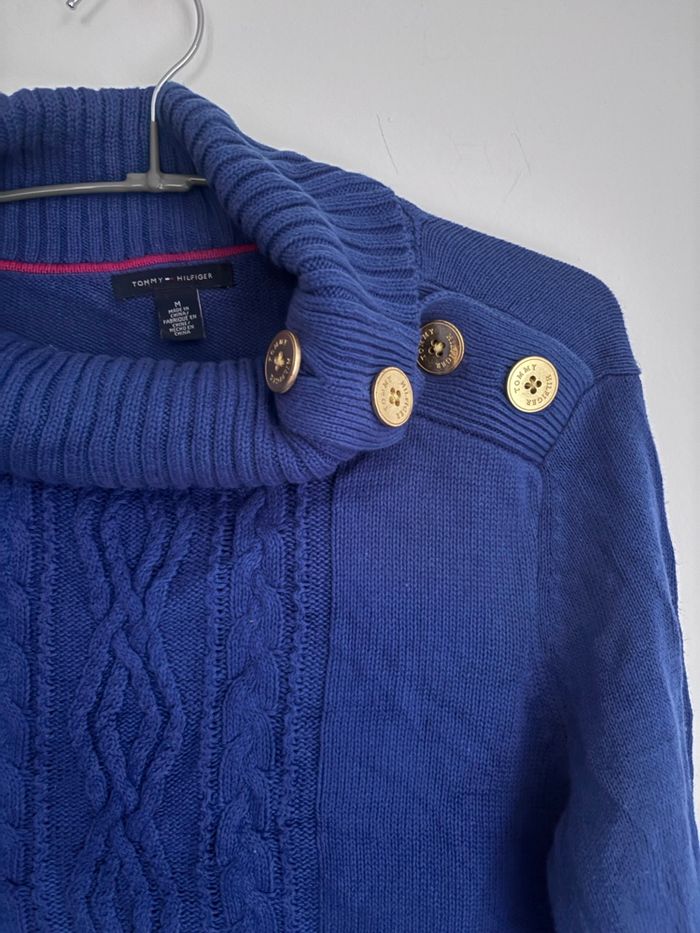 💙 Pull Tommy Hilfiger Taille M - 100% coton - photo numéro 2