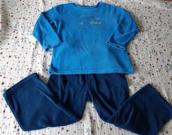 Pyjama 2 pièces velours 3 ans TEX