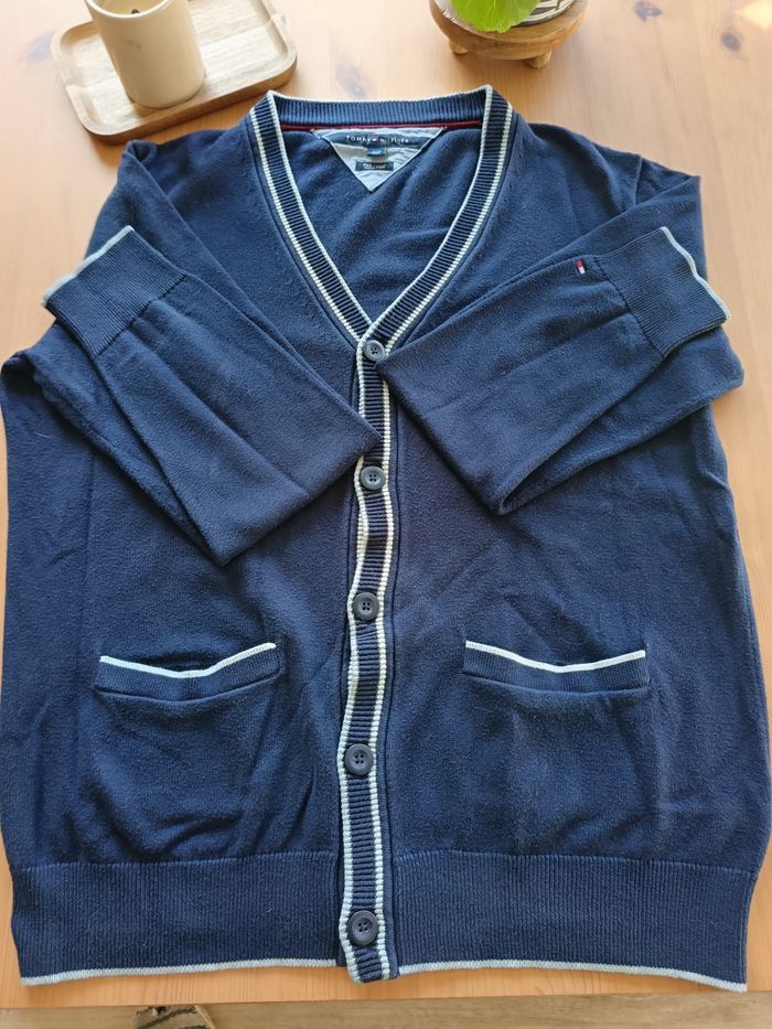 Cardigan Marine Tommy Hilfiger - photo numéro 2