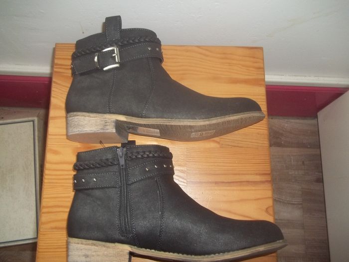 Boots lanières noires Creeks 39 - photo numéro 3
