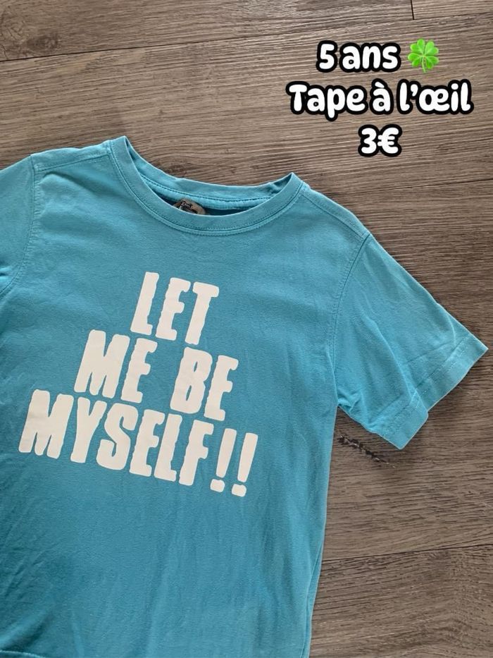 T-shirt 🍀 5 ans 🍀 Tape à l’œil