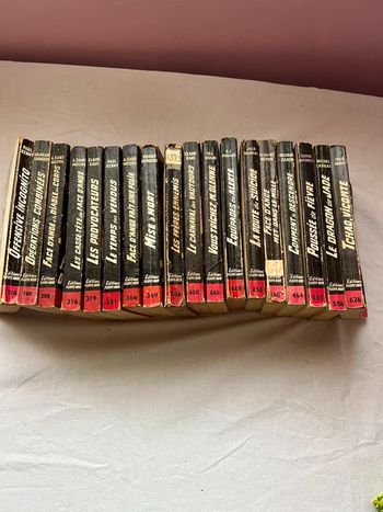 Lot de 18 livres éditions « Fleuve noir »